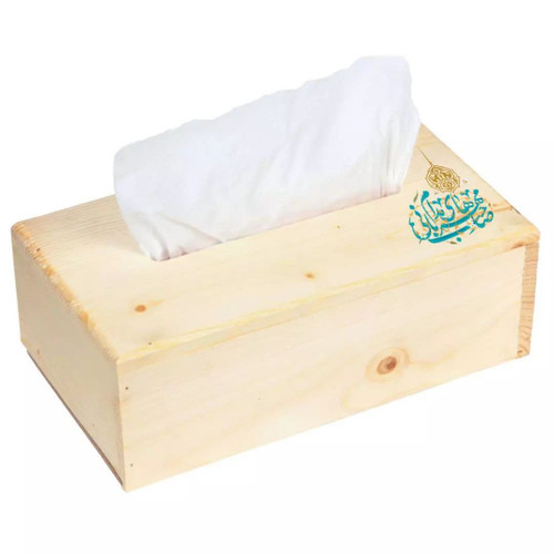 جا دستمال کاغذی چوبی