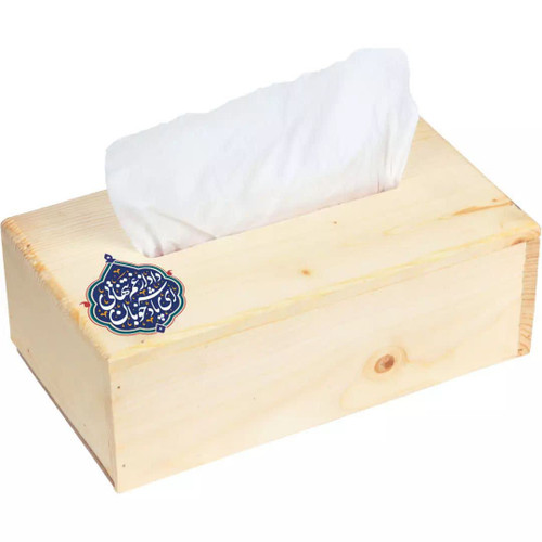 جا دستمال کاغذی چوبی