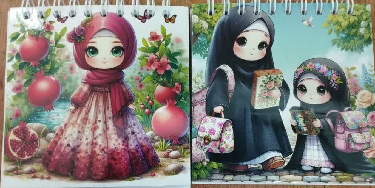 دفترچه دخترانه ۴۰ برگ
