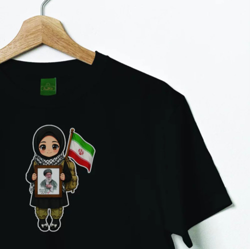 تیشرت کودک نخ پنبه نسل حسینی ، کد ۰۱ مشکی محرمی